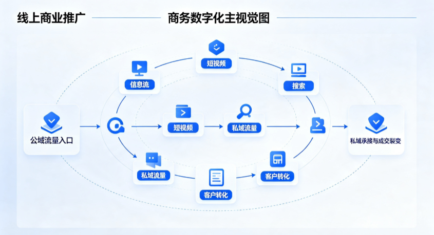 汉沽区线上商业推广怎么做？全域流量闭环搭建与低成本转化实战指南